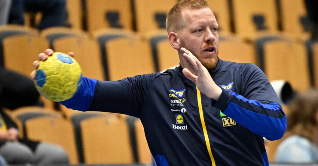 Sverige, med lagkaptenen Jim Gottfridsson, möter Ukraina inför EM. Arkivbild. Sverige möter Ukraina inför handbolls-EM