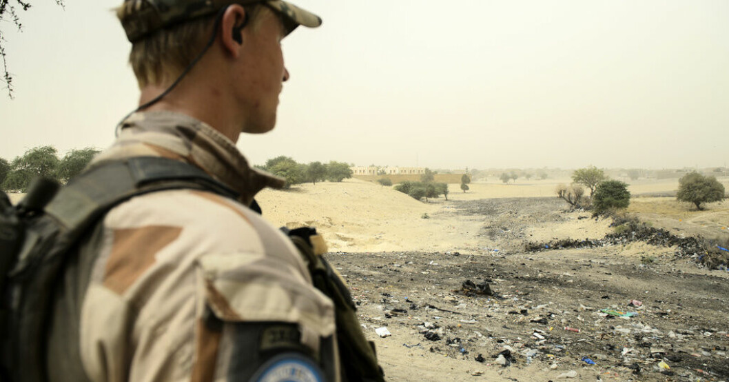 Sverige har i många år deltagit i den FN-ledda insatsen Minusma i Mali, bland annat med utgångspunkt i Timbuktu. Bild från 2015. Siste svenske soldaten hemma från Mali