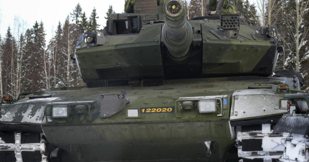 Sverige ska skicka stridsvagn Leopard 2 till Ukraina. Arkivbild. Budget för Ukrainastöd läggs fram