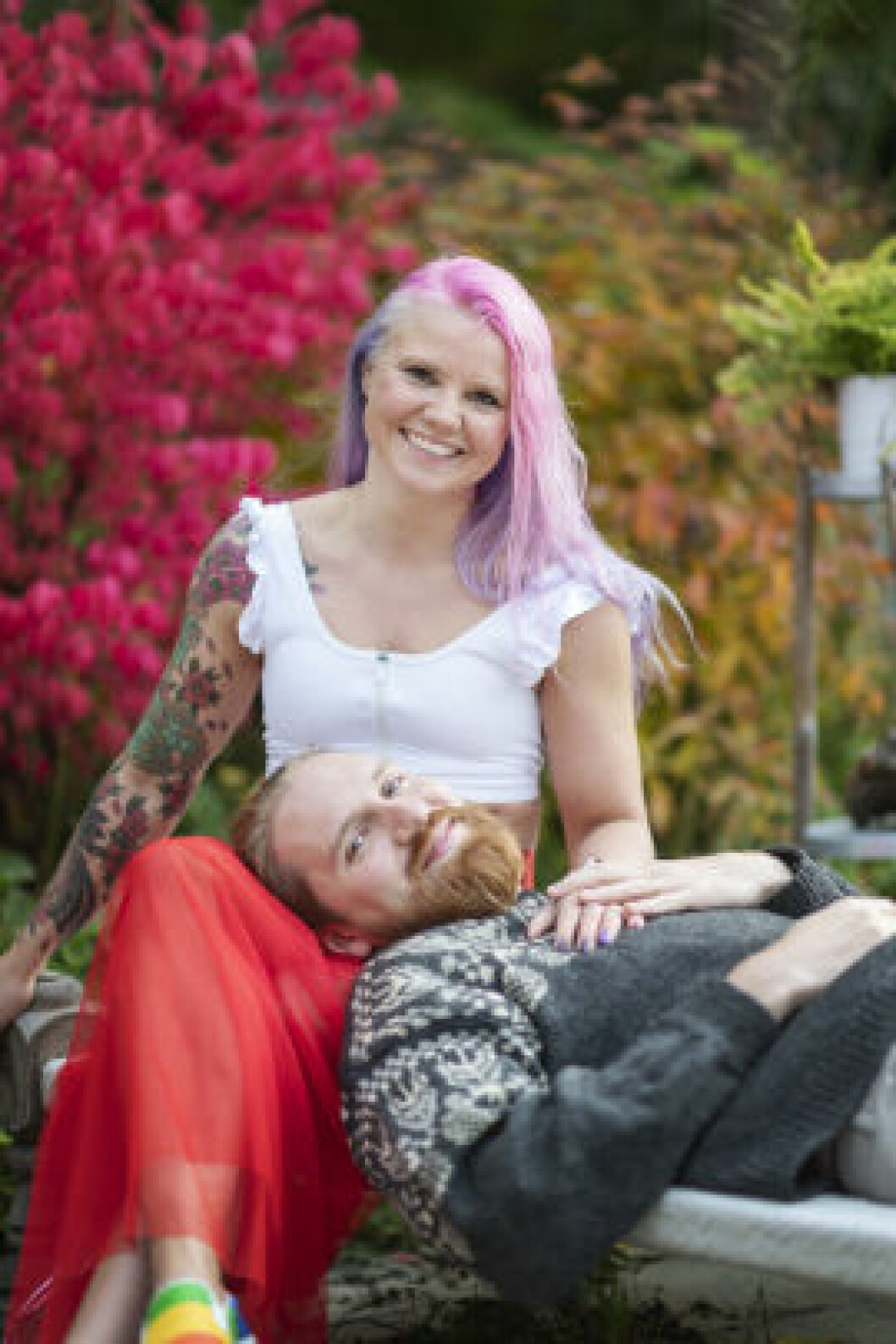 Elina och Albin blev ihopmatchade i Gift vid första ögonkastet. FOTO: Stina Stjernkvist /SVT