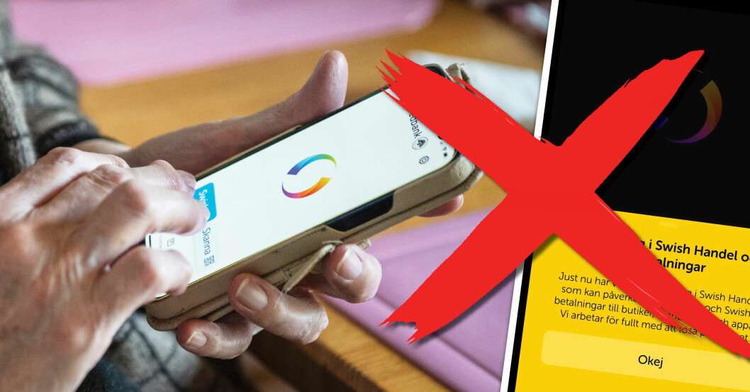 Stora problem för Swish – ingen kan betala: ”Arbetar för fullt…”