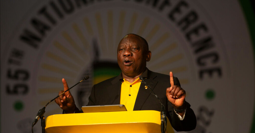 Sydafrikas president Cyril Ramaphosa. Arkivbild. Förvirrat kring Sydafrikas hållning till ICC