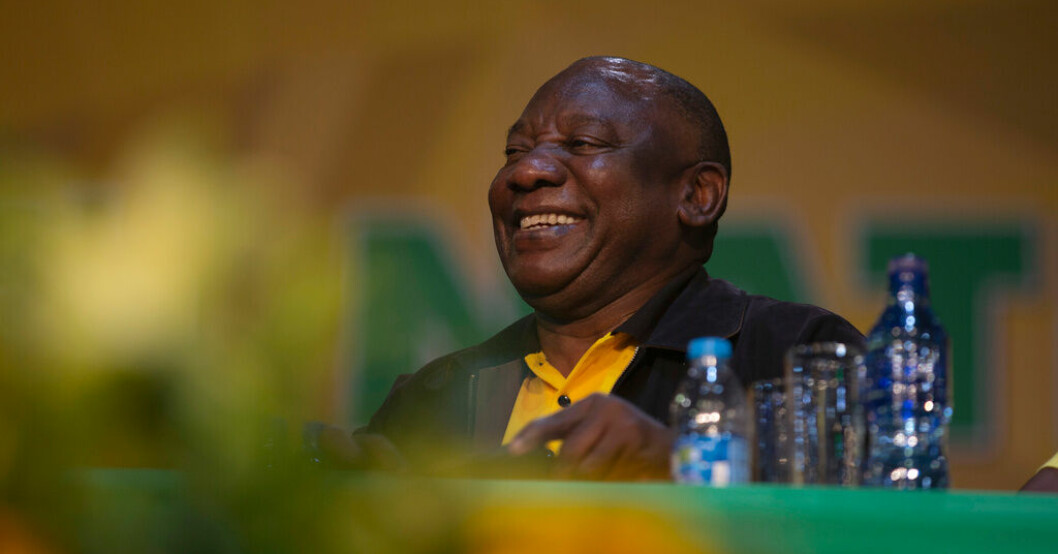 Sydafrikas president Cyril Ramaphosa. Arkivbild. Afrikanska ledare vill mäkla fred i Ukraina