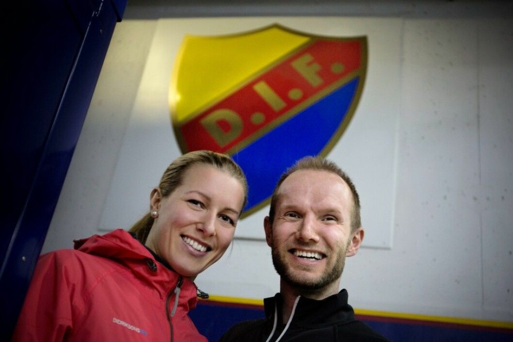 Daniela Rundqvists, vinnare av “Mästarnas mästare”, fästman Nisse Ekman fick en stroke för fem år sedan. Foto: TT Danielas fästman Nisse Ekman fick en stroke för fem år sedan. Foto: TT