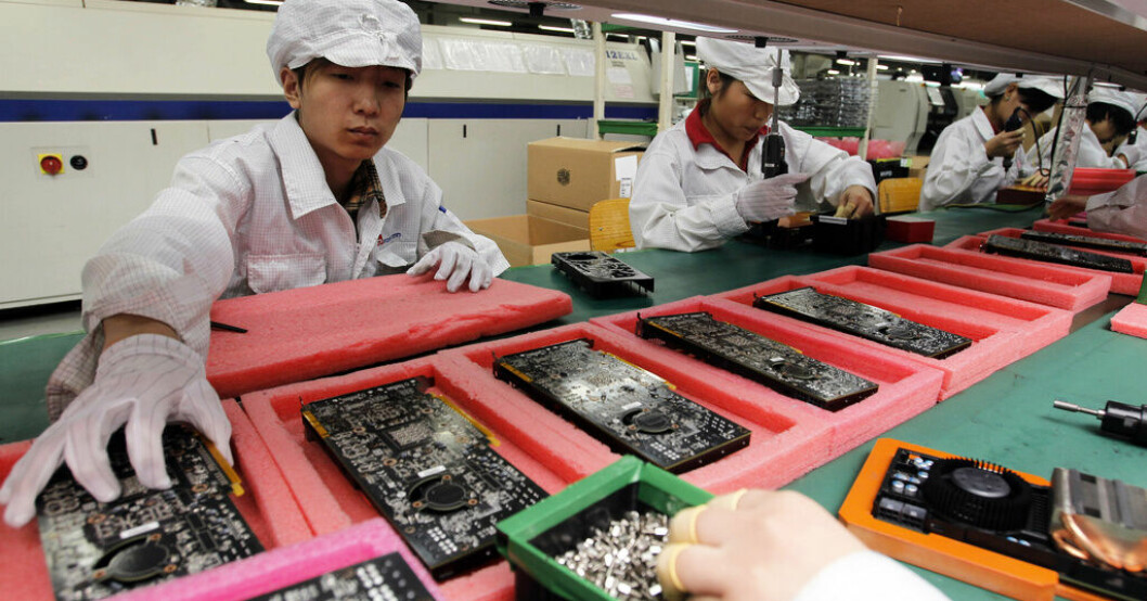 Taiwanesiska Foxconn, som sedan länge är en ledande underleverantör av Iphone-telefoner till Apple, planerar indisk storsatsning. Arkivbild Indien kan få nästa stora Iphone-fabrik