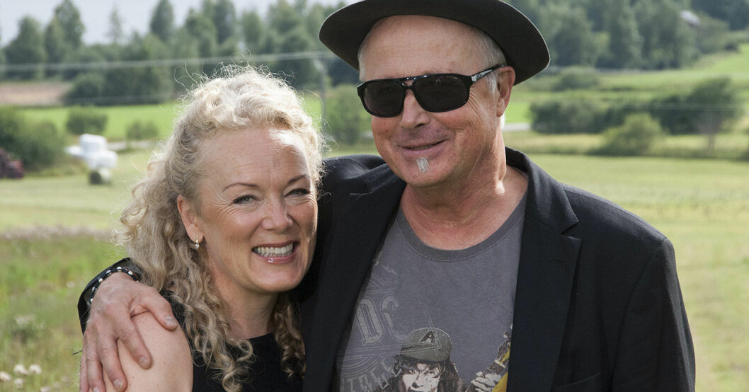 Täppas med ex-frun Helena 2013. Täppas Fogelberg med ex-frun Helena 2013.
