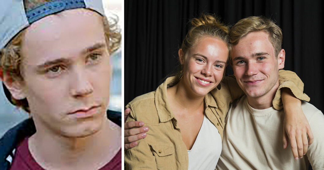 Tarjei Sandvik Moe i Skam och vid ett senare tillfälle med Skam-kollegan Lisa Teige. Tarjei Sandvik Moe och Lisa Teige i Skam.