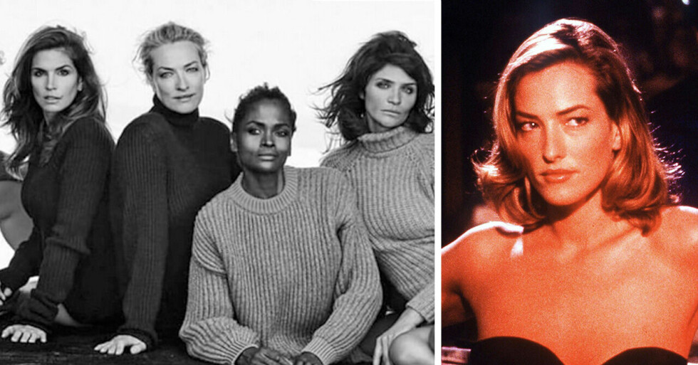 Tatjana Patitz tillsammans med bland andra Cindy Crawford och Tatjana Patitz i filmen Blodröd sol.