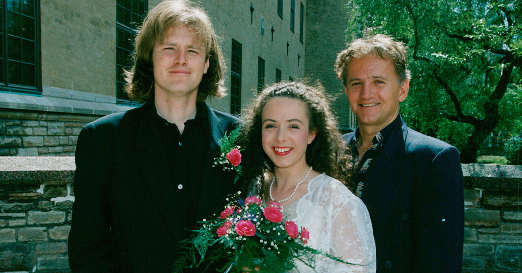 Per Ragnar var med när Ted Gärdestad gifte sig med Alexandra Lindholm 1992.
