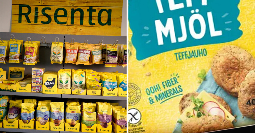 Teffmjöl från varumärket Risenta återkallas.
Producenten varnar för illamående och yrsel.