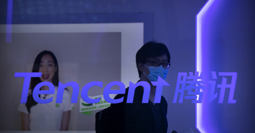 Tencent har lämnat delårsrapport. Arkivbild. Tencent slår förväntningarna