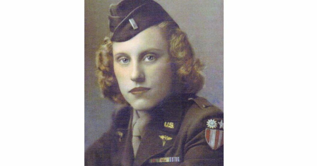 Thelma Sanders i den amerikanska armén 1946. Hon deltog i andra världskriget – blev 103 år