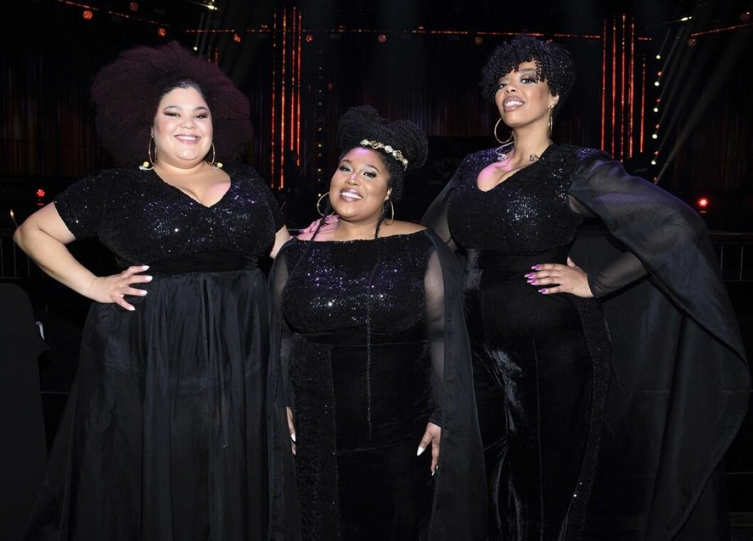 The Mamas med låten Move gick vidare direkt till final från den första deltävlingen som gick av stapeln i Linköping. FOTO: Karin Törnblom/TT The Mamas i Melodifestivalen 2020