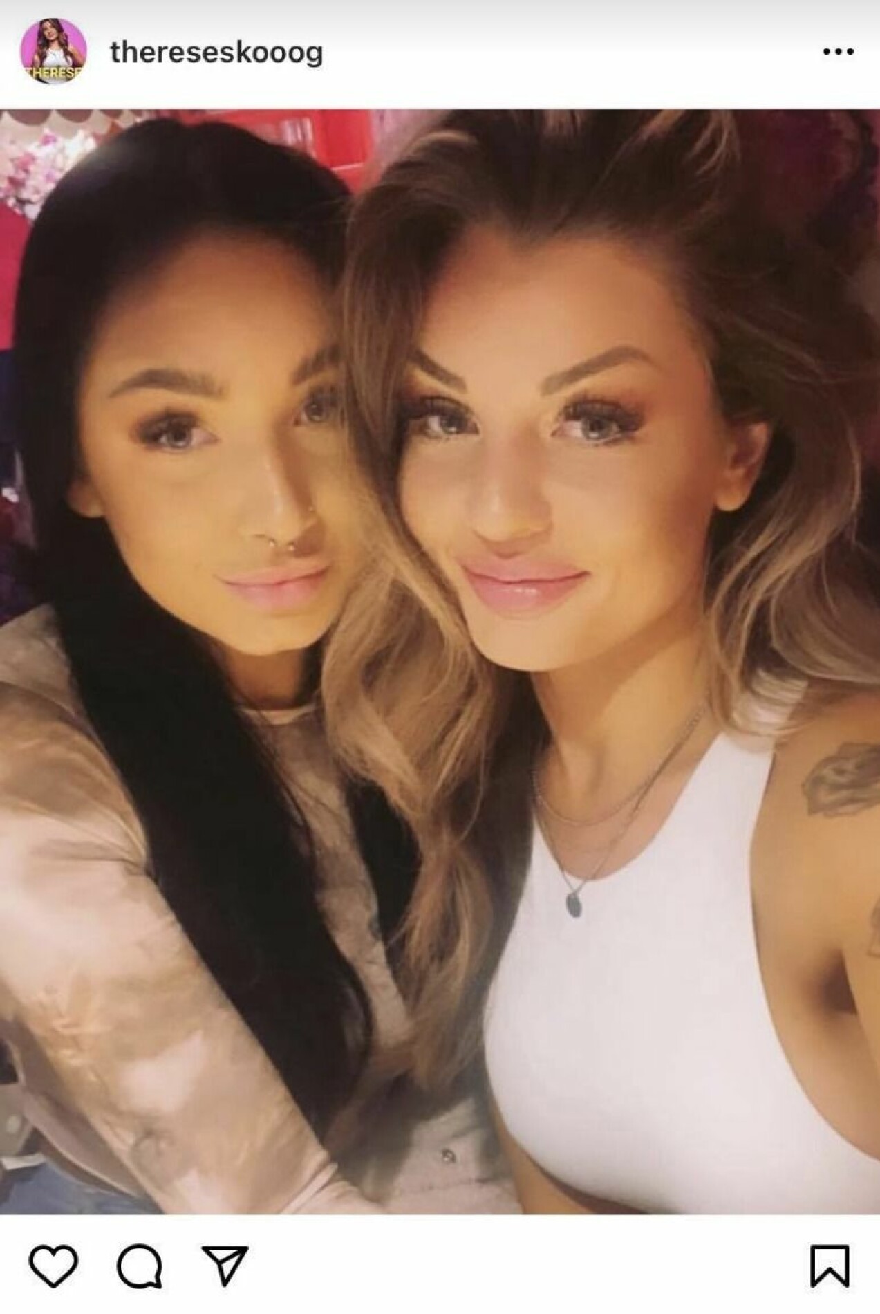 Therese Skog i Big brother 2021 och Elin Skog