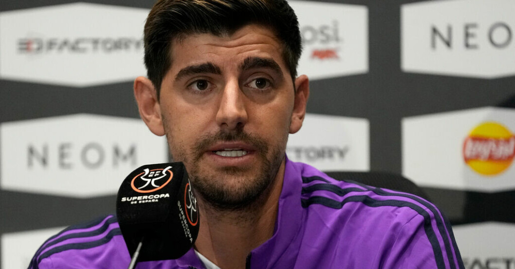 Thibaut Courtois. Arkivbild. Courtois sågar förbundskaptenen: "Djupt besviken"