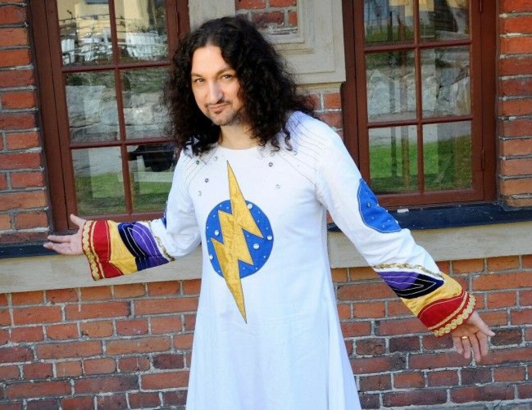 Thomas Di Leva är nästan alltid klädd i kaftan. Foto: IBL