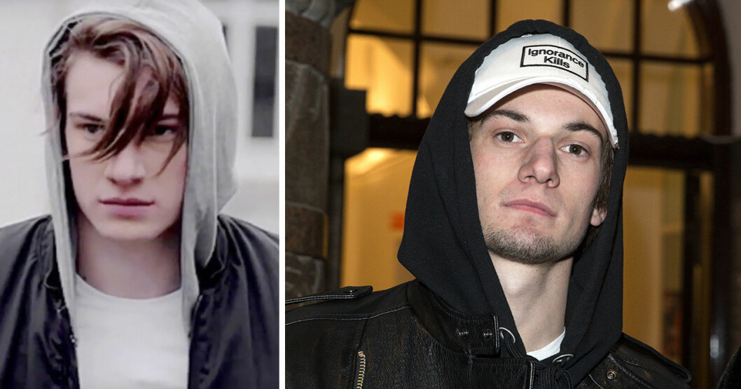 Tomas Hayes som William i Skam och hur han ser ut i dag. <strong>Foto: NRK & TT.</strong> Thomas Hayes i Skam.