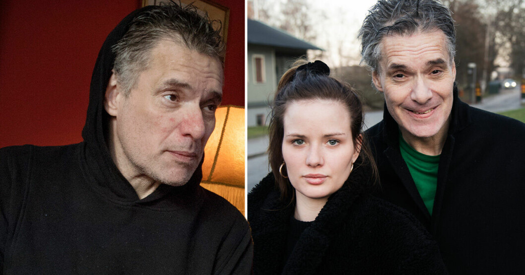 Thorsten Flinck med fästmön Daniella.