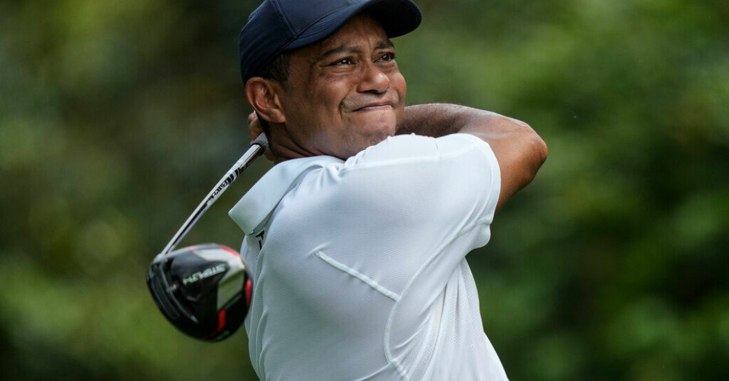 Tiger Woods var stundtals frustrerad i Georgia. Mardrömsstart för Norén – Hovland i delad ledning