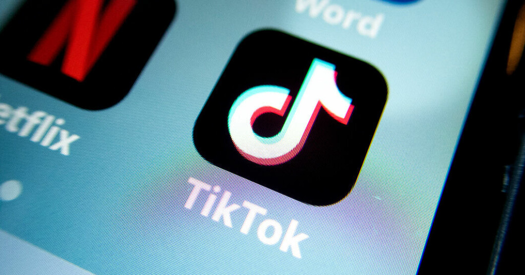 Kvinnor från Mellanöstern svartmålas på ett konto på Tiktok. Arkvbild. TikTok-logga.