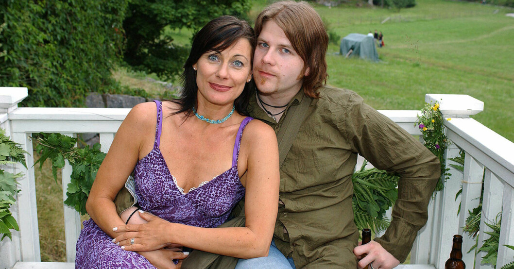 Tina Leijonberg med sambon Jonny 2003. Tina Leijonberg med sambon Jonny 2003.
