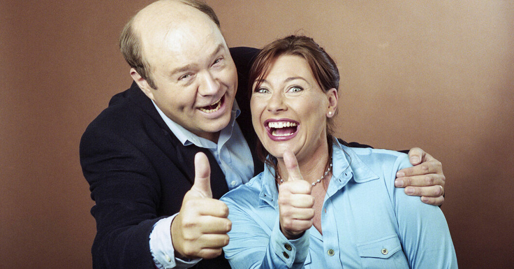 Tina Leijonberg och Ulf Larsson ledde Söndagsöppet 1996. Tina Leijonberg och Ulf Larsson ledde Söndagsöppet 1996.