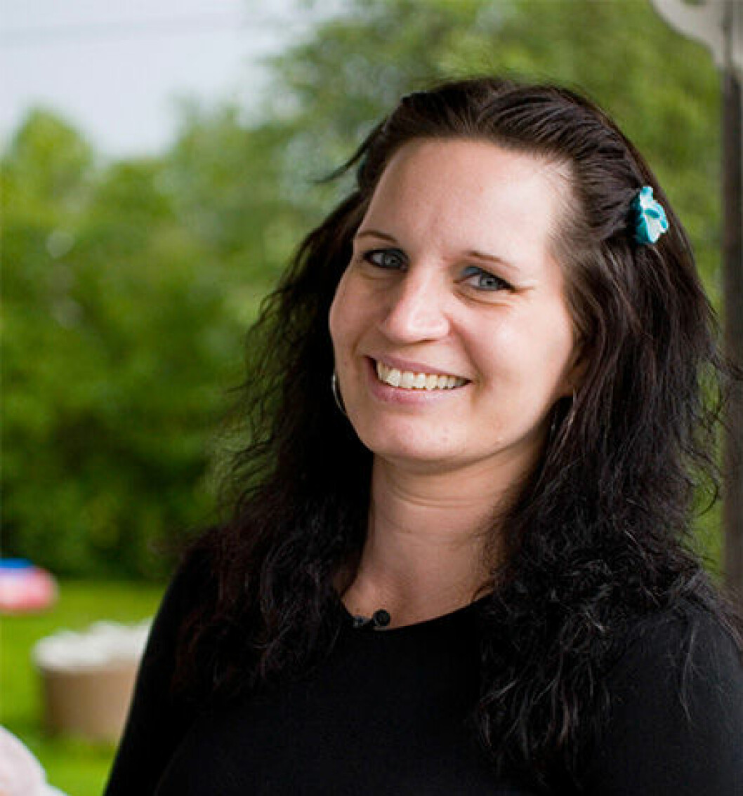Tina Johansson. Tina Johansson från Familjen annorlunda.