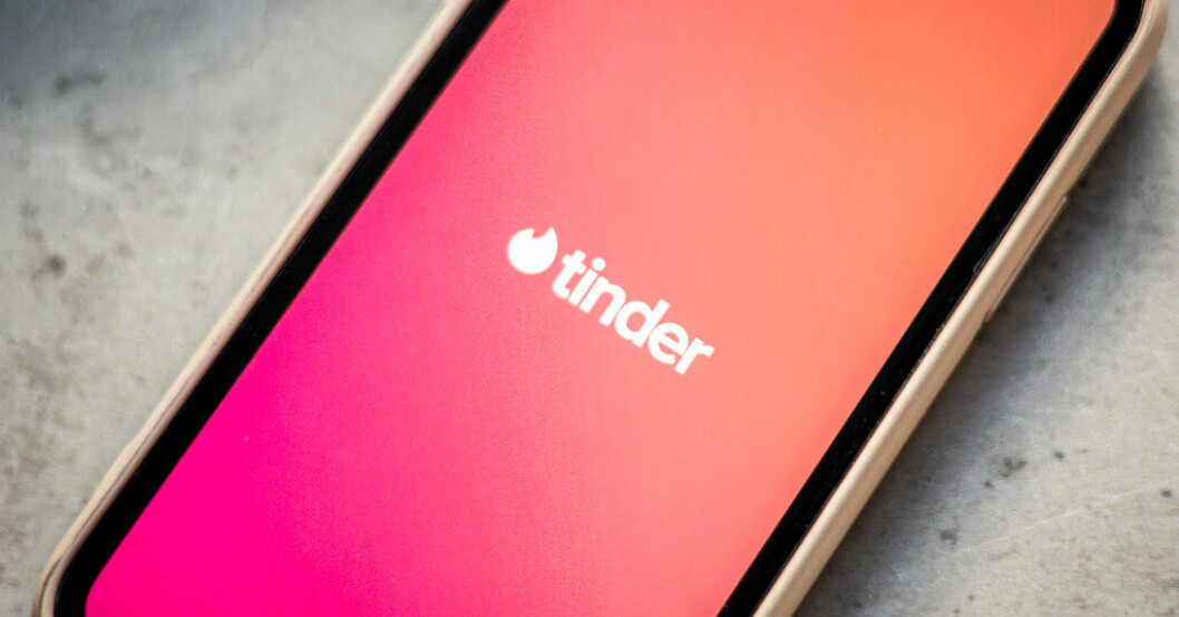 Tinder lämnar Ryssland. Arkivbild. Slut-tindrat i Ryssland