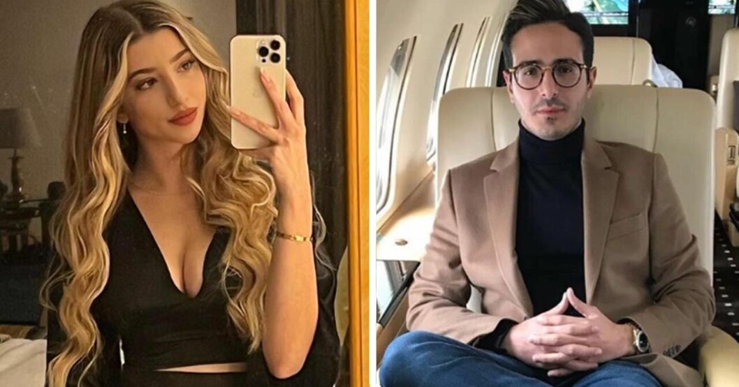 Iren Tranov och Tindersvindlaren som kallar sig för Simon Leviev.