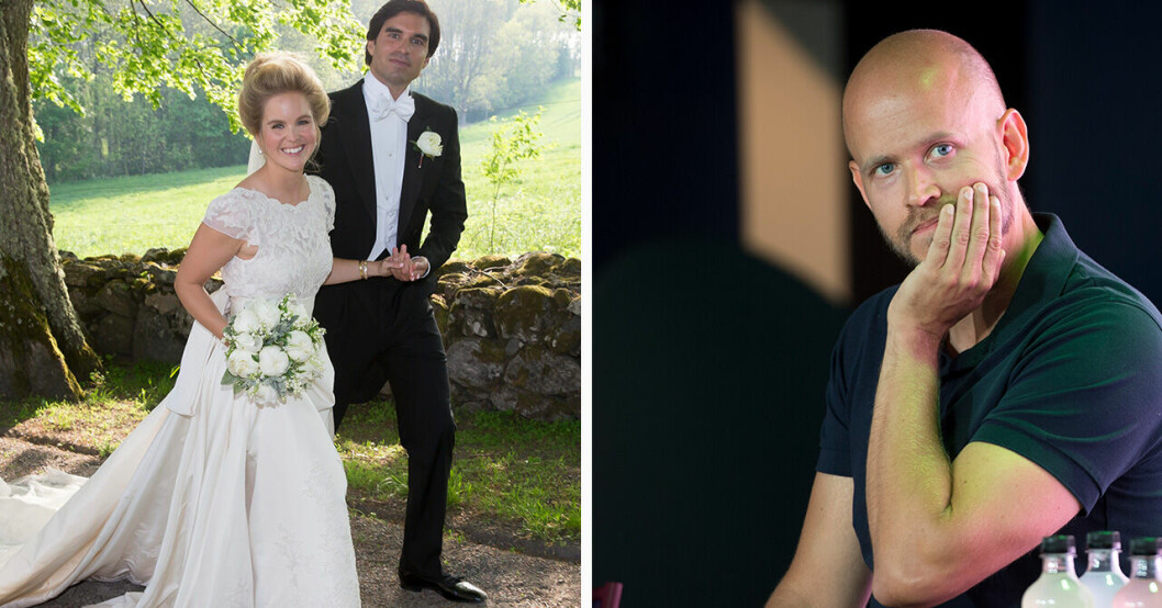 Märta Schörling och Daniel Ek.