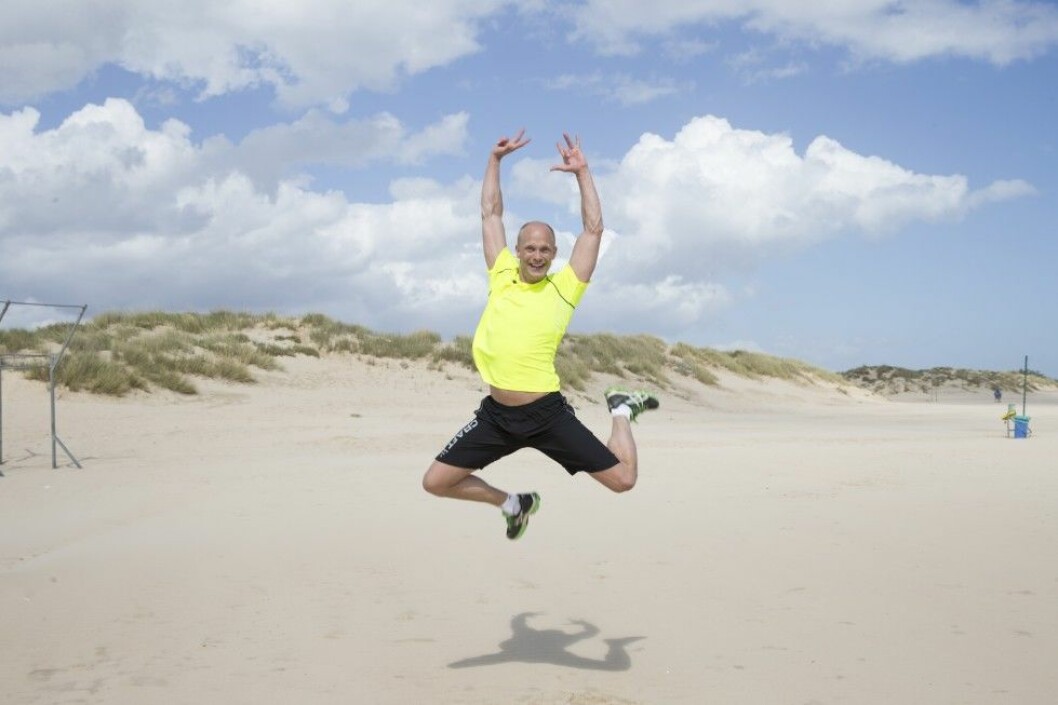 Tobias Karlsson på träningsresa i Portugal. Foto: Malin Bondeson Tobias Karlsson på Springtime Travels träningsresa i Portugal. Foto: Malin Bondeson