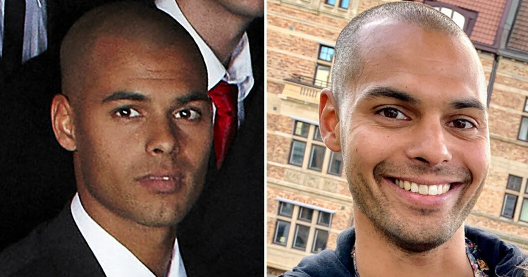Tobias 2011 och 2020. Foto: TV3 & Privat. Tobias Lundin, känd från Bachelorette, 2011 och 2020.