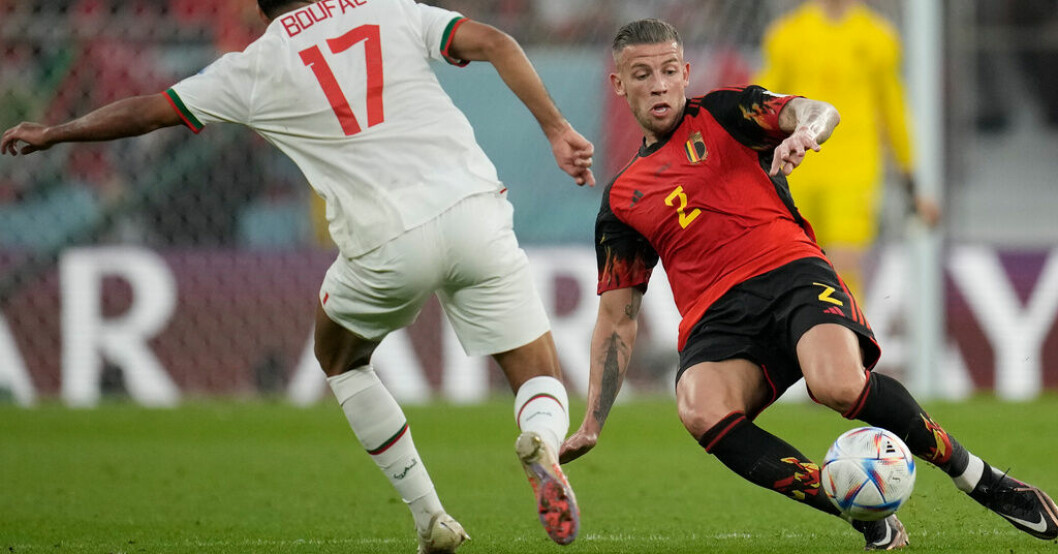 Toby Alderweireld, till höger, slutar i det belgiska landslaget. Ett blågult hot mindre: stjärna slutar i landslaget