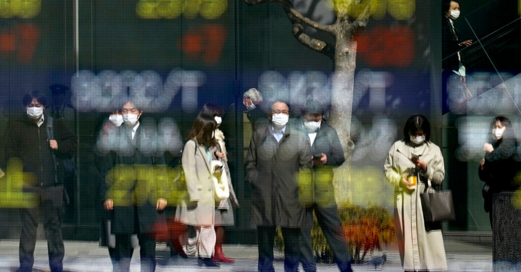 Tokyobörsen tar rygg på positiva tongångar på Wall Street under veckans sista handelsdag. Arkivbild. Mest uppåt på Asienbörserna