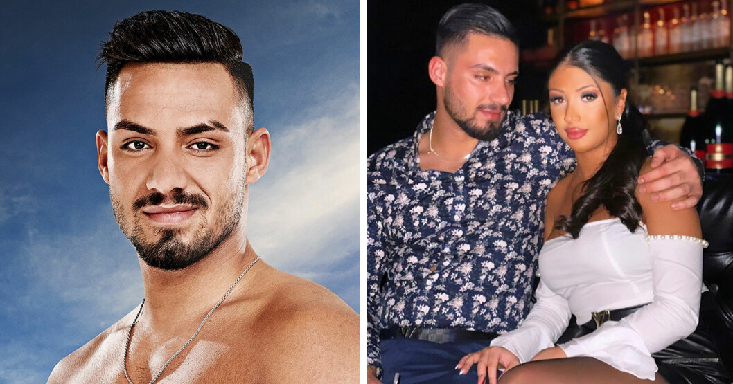 Tala och blivande frun Melissa. <strong>Foto: Dplay & Privat.</strong> Tola Mohammed i Ex on the beach 2019 och med flickvännen Melissa.