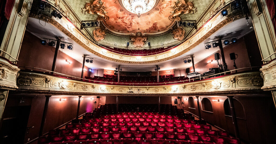 Tom teatersalong på Södra teatern i Stockholm – coronapandemin slog hårt mot kulturbranschen. Arkivbild. Nya siffror: Kultur omsätter nära 50 miljarder