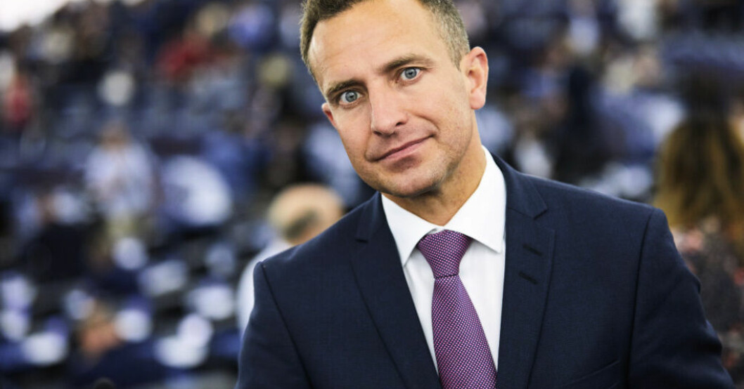 Tomas Tobé meddelar att Moderaterna i EU kommer att rösta emot vad regeringen önskar gällande ett kontroversiellt EU-förslag. Arkivbild. M i EU säger nej till "massövervakning"