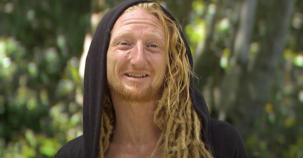 Tommie Gyllin i <span class=" italic" data-lab-italic_desktop="italic">Robinson</span> 2022. Tommie Gyllin i Robinson 2022