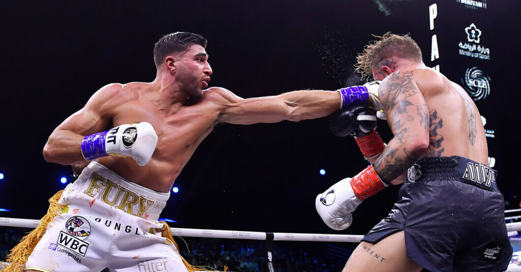 Tommy Fury och Jake Paul i den uppskrivna boxningsmatchen i Saudiarabien Fury vann upphajpade matchen i Saudiarabien