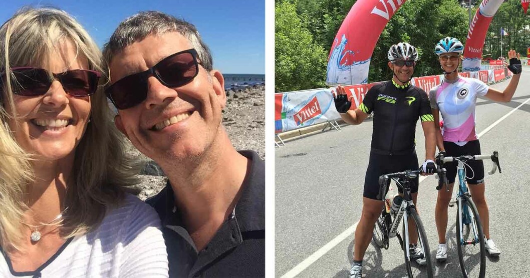 Tone Bekkestad med sambon Frithiof, 56. Tone Bekkestad med sambon Frithiof, 56.