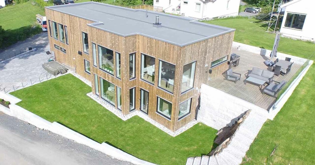 Tone Bekkestad och Frithiof bor nu i ett lyxigt hus utanför Oslo. Tone Bekkestads hus utanför Oslo.