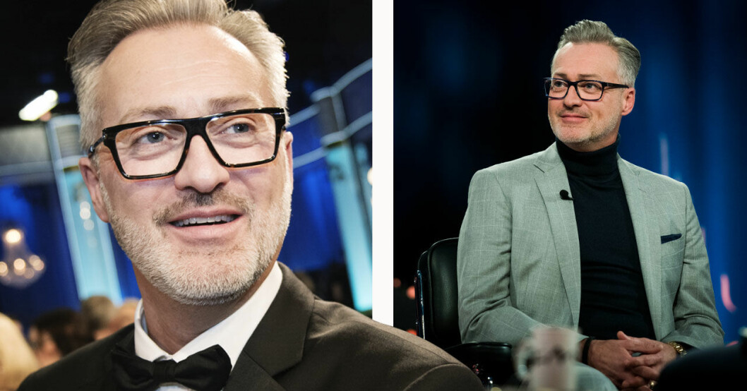 Tony Irving är gäst hos Skavlan. Här berättar han om hur han har gått ned 18 kilo i vikt.