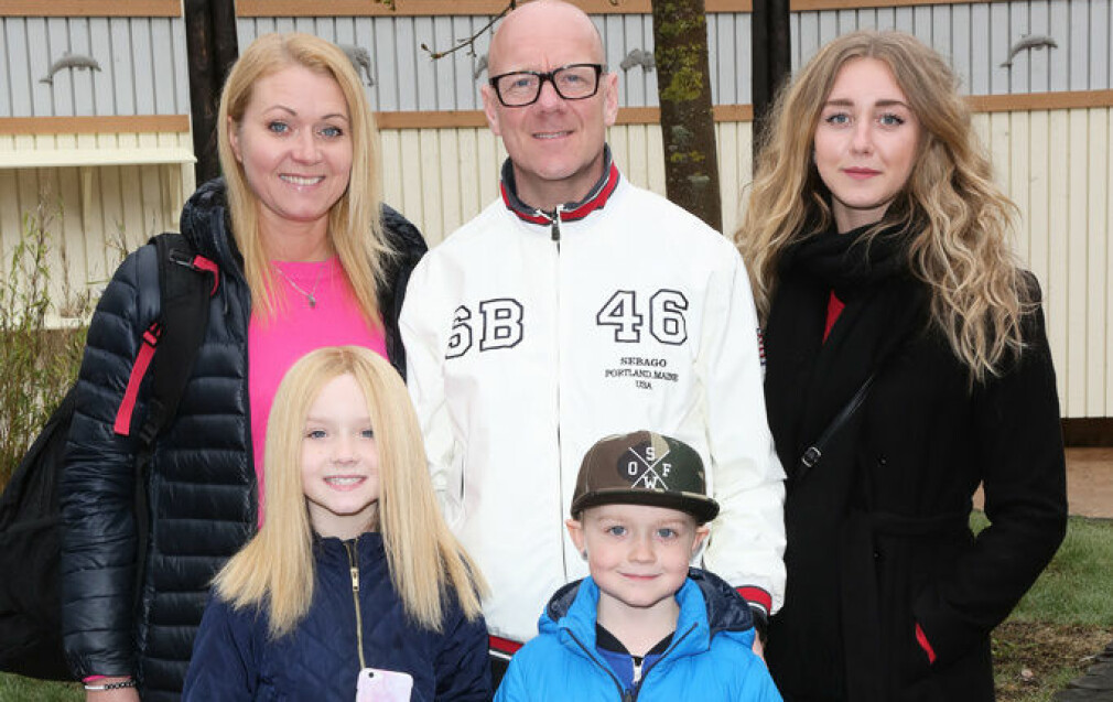 Foto: TT Tony Rickardsson med familj