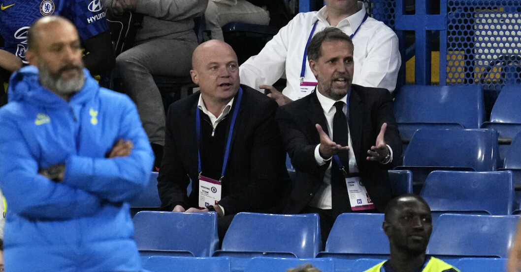 Tottenhams sportchef Fabio Paratici stängs av globalt. Arkivbild. Stängs av för Serie A-skandalen – klubben rasar