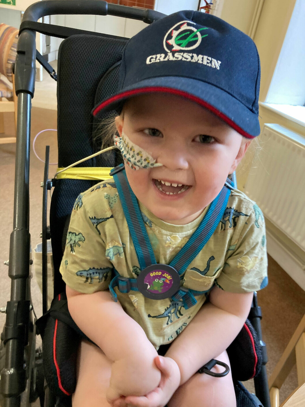 Arthur Ridout, 3, har drabbats av en allvarlig hjärntumör.