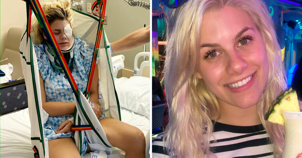 Tracy Otto blev förlamad efter att ex-pojkvännen hittade henne i sängen med en annan