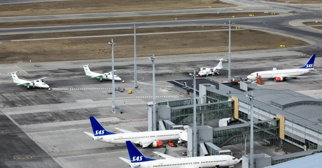 Trafiken stoppades på flera norska flygplatser efter ett fel i radarsystemet. Arkivbild. Norsk flygtrafik delvis i gång efter radarstrul