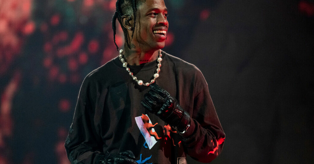 Travis Scott kommer till Lollapalooza i sommar. Arkivbild. Travis Scott till Lollapalooza