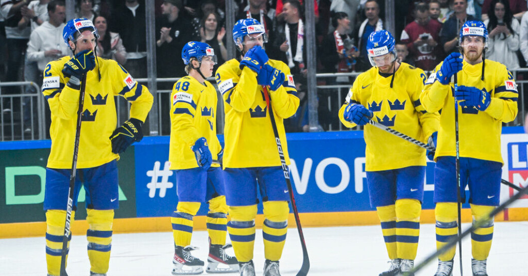 Tre Kronor åkte ut i kvartsfinal i årets VM. Arkivbild. Tre Kronor mot alla medaljörer i nästa VM