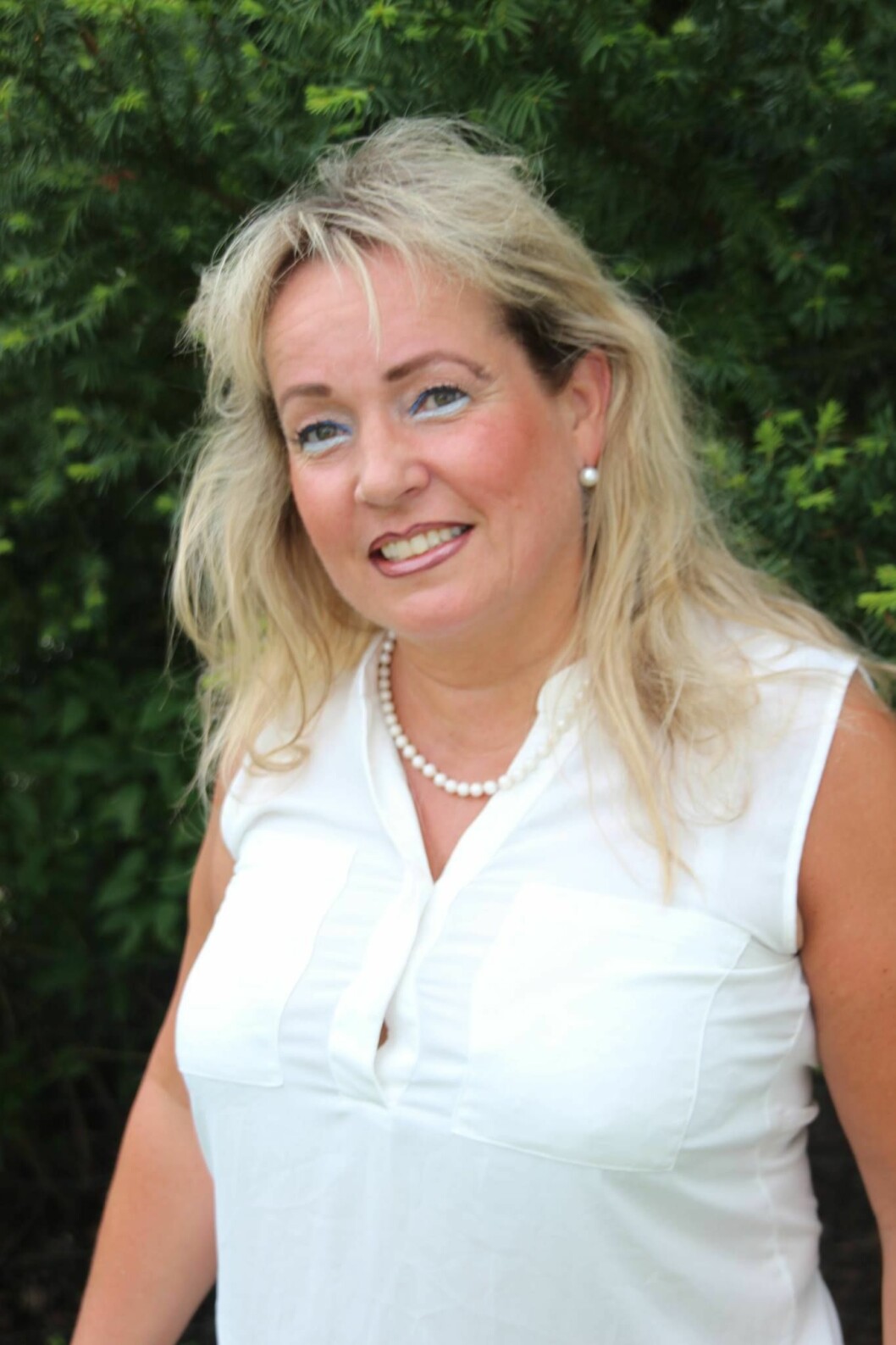 Annelie Heintz. Numera farmor med sex barnbarn.